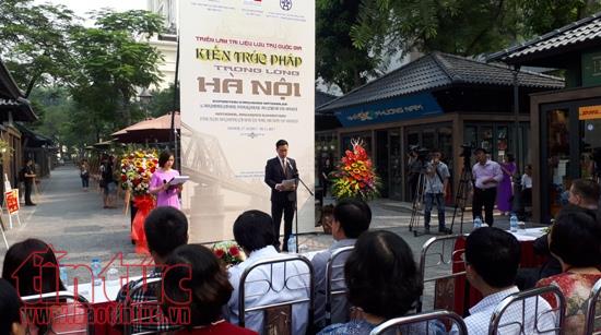 Trưng bày 'Kiến trúc Pháp trong lòng Hà Nội' tại Phố sách ảnh 1